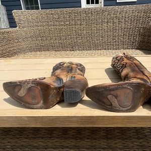 Corral Snip Toe Cord Western Boots sz 6.5